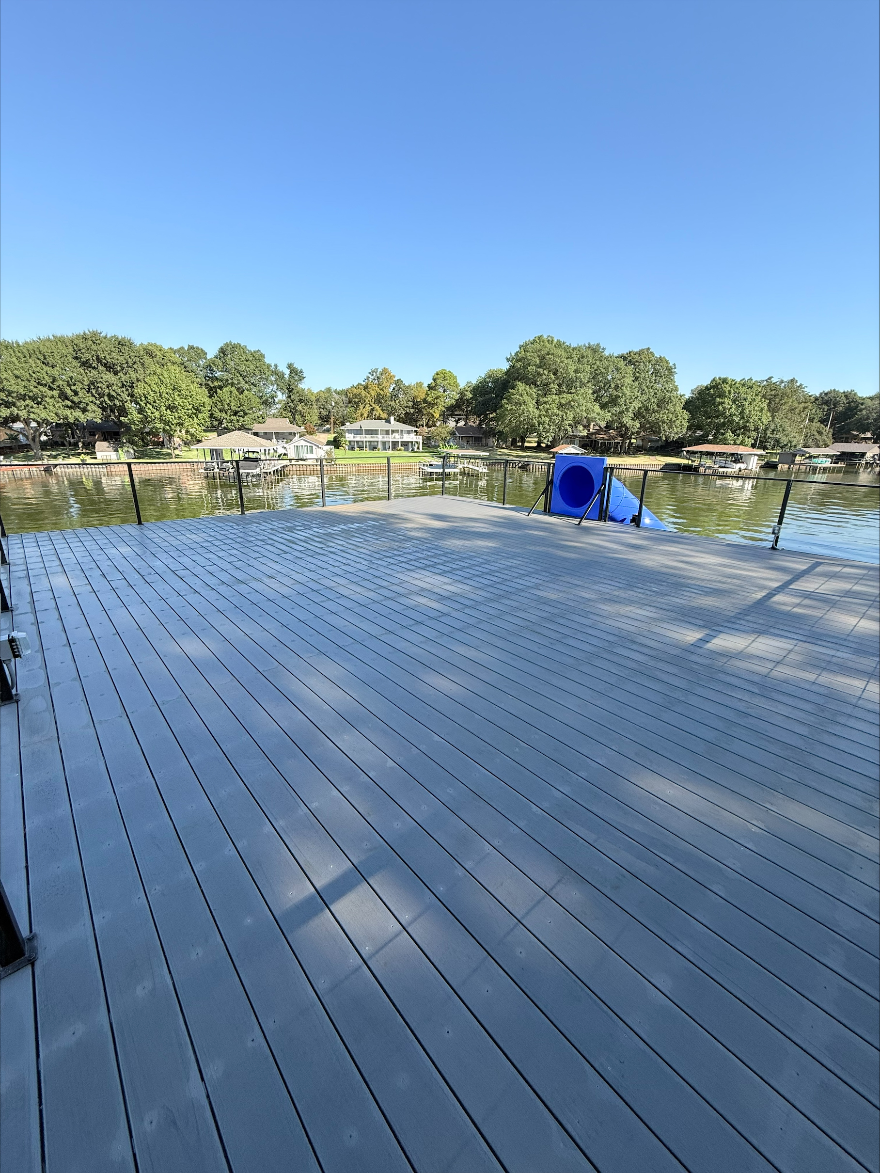 Spacious Multi-Level Dock(top deck) on Cedar Creek Lake, Texas – Durable & Custom-Built